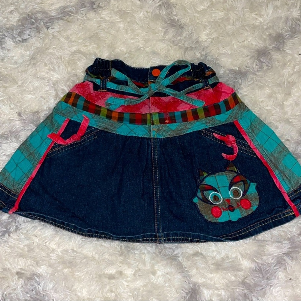 Oilily Denim Skirt size 4-5 girls